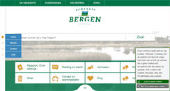 Desktop Screenshot of bergen.nl