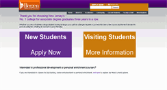Desktop Screenshot of admissions.bergen.edu